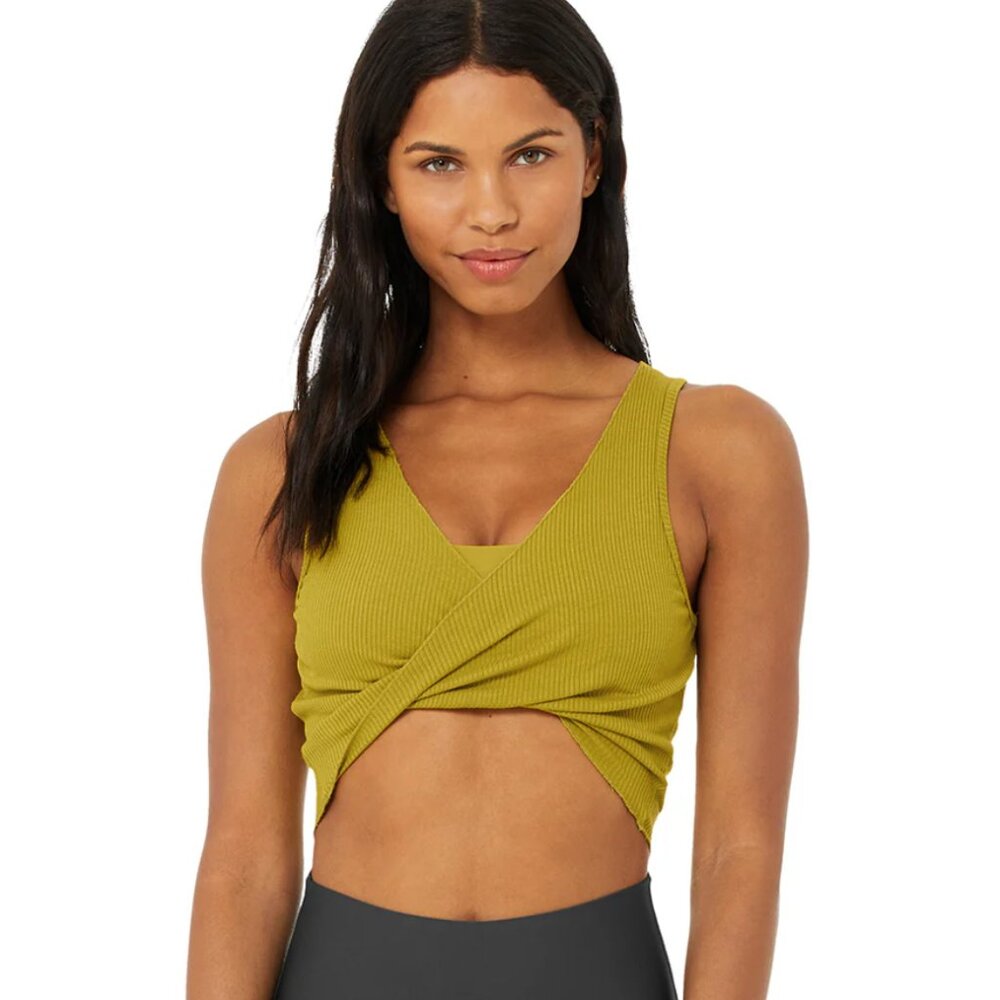 Swirl Tank - Chartreuse